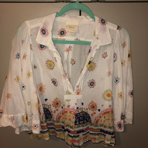 Maeve Multicolor Crop Top